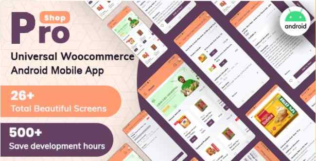 ProShop - WooCommerce Multipurpose E-commerce Android Full Mobile App + kotlin